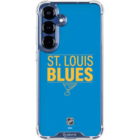 NHL St. Louis Blues Lineup Galaxy S25 Clear Case